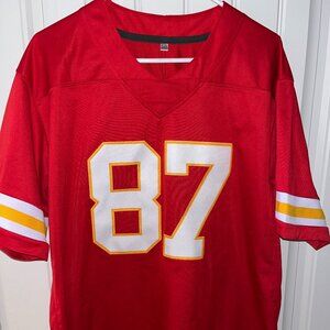 Travis Kelce Red Chiefs Jersey Size M - Stitched on Name/Numbers